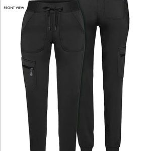 ADAR PRO SCRUBS FOR WOMEN - ULTIMATE YOGA  MEDIUM JOGGER SCRUB PANTS, black NWOT